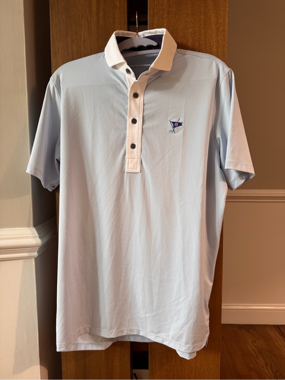 Greyson Clothiers - Men's Light Blue Polo (Ocean Reef Club logo)